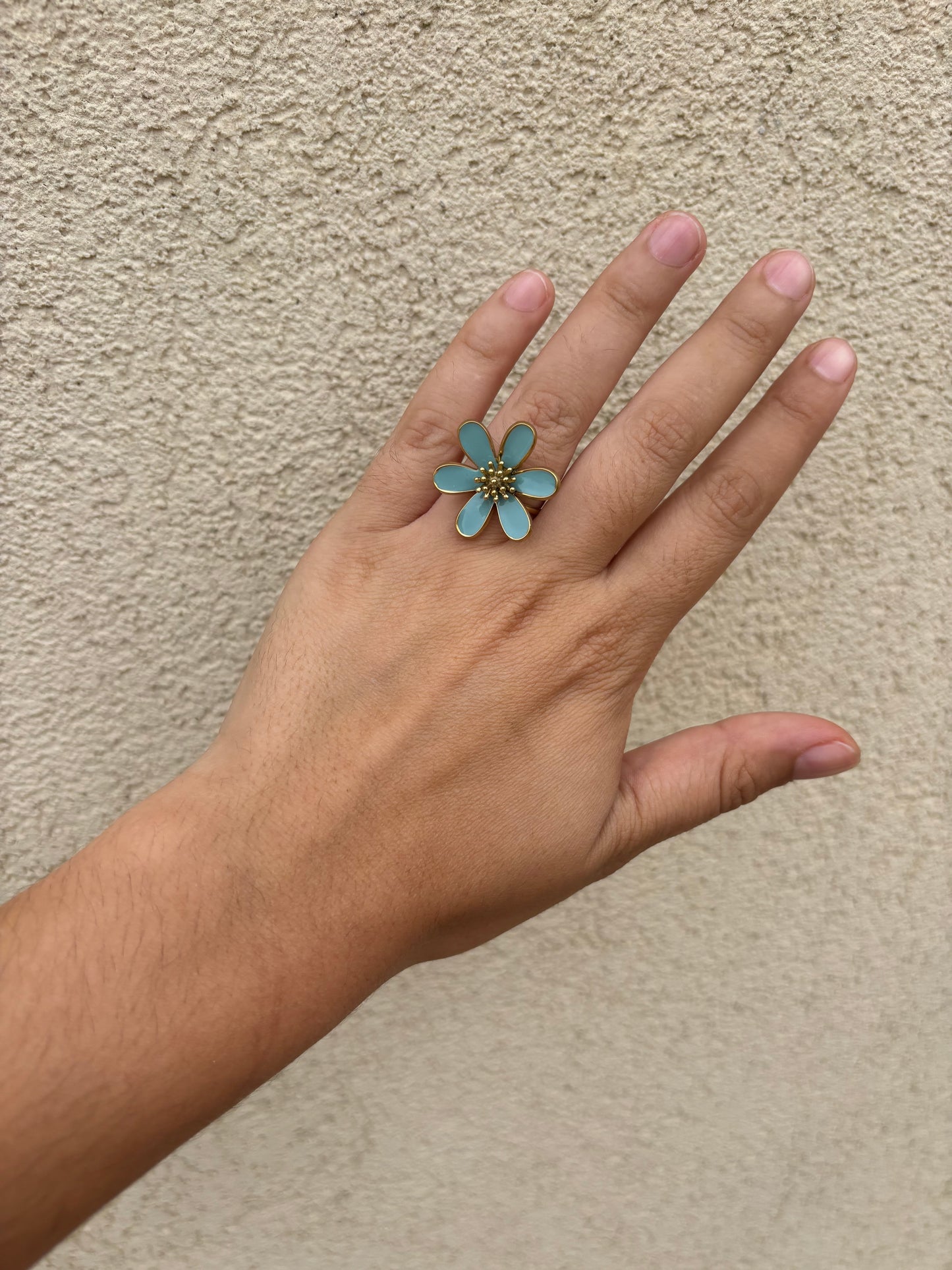 Bague Marguerite Vert
