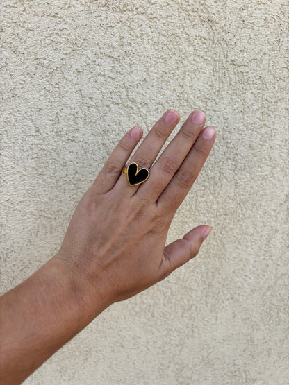 Bague Cœur Sombre