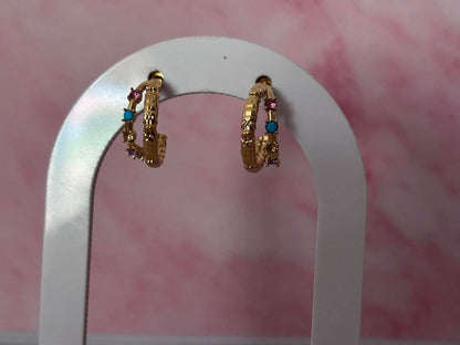 Boucle d'oreille Saphir