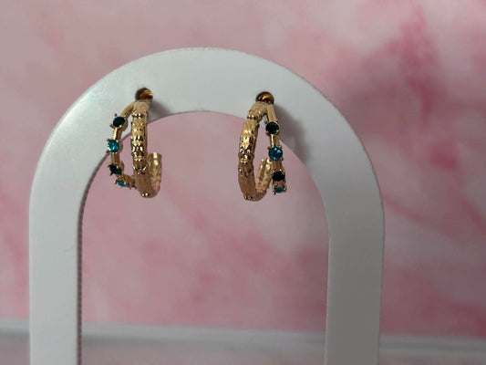 Boucle d'oreille Saphir